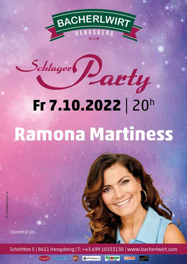 Schlagerparty mit Ramona Martiness