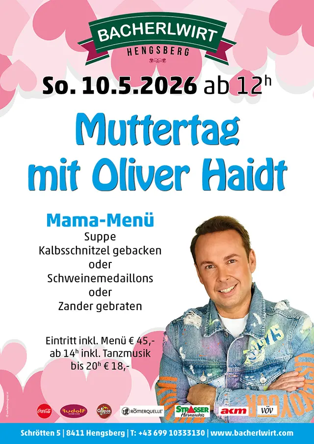 Muttertag mit Oliver Haidt