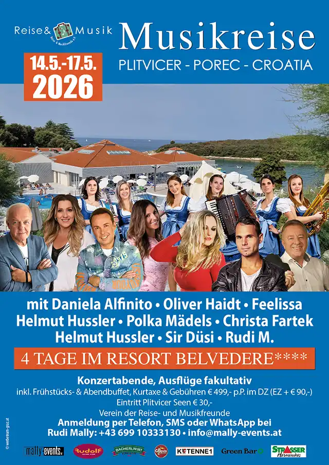 Musikreise Plitvicer-Porec