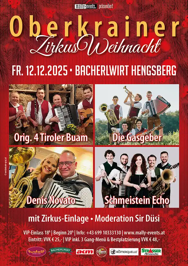 Oberkrainer Zirkus Weihnacht