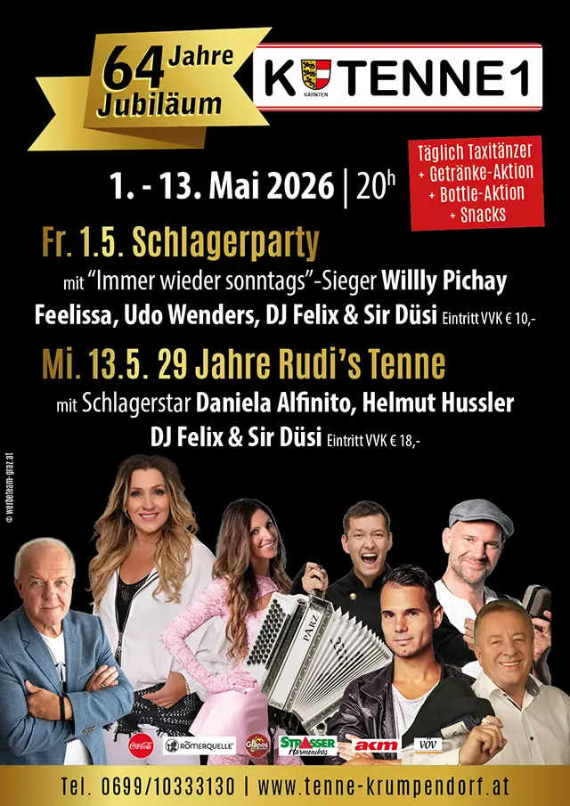 64 Jahre Tenne Krumpendorf